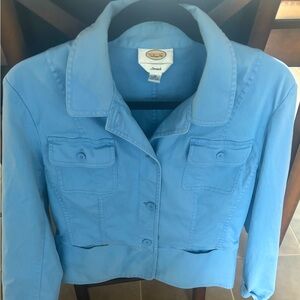 Talbots Light Blue Jean stretch Jacket
